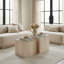 Causeuse Anese beige multigrain