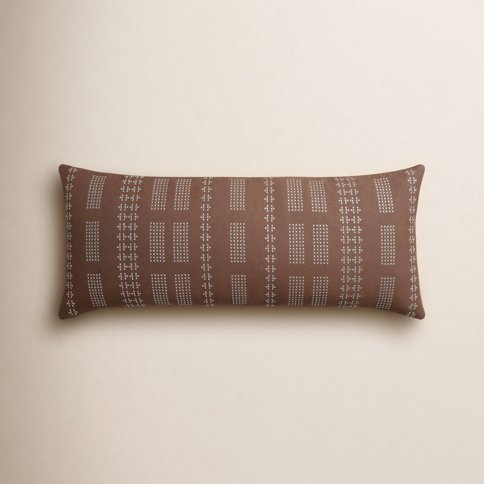 Charles 100% Cotton Lumbar Rectangular Pillow by Jean Stoffer x Loloi, Down