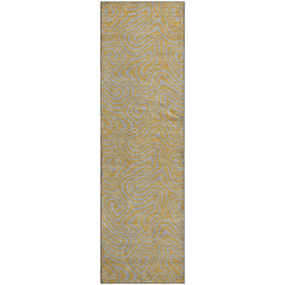 Premium Machine Washable Birchview AMF1031 Swirls Rug