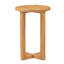 Bittencourt Solid Wood Cross Legs End Table