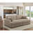 Large Seating Chaise Loveseat With Durable Corduroy Upholstery And Two Toss Pillows, Easy Assembly For Modern Comfort-555719305
