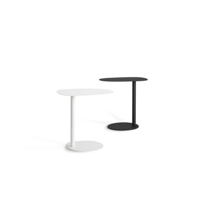 Perch Steel Floor Shelf End Table with Storage by Mobital