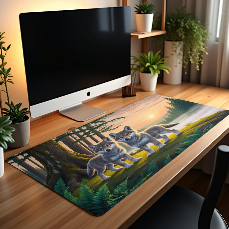 Polyester Desk Pad, 23.6x13.8