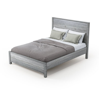 Standard Baja Platform Bed - Queen Size - Driftwood Grey Finish