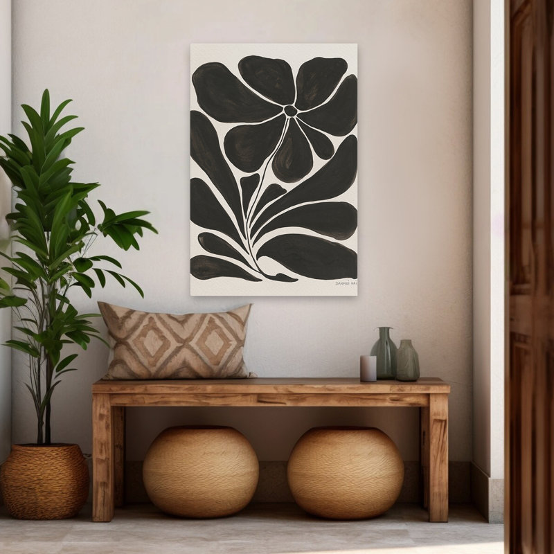 La floraison contemporaine et bohémienne I, H 48 po x l 32 po