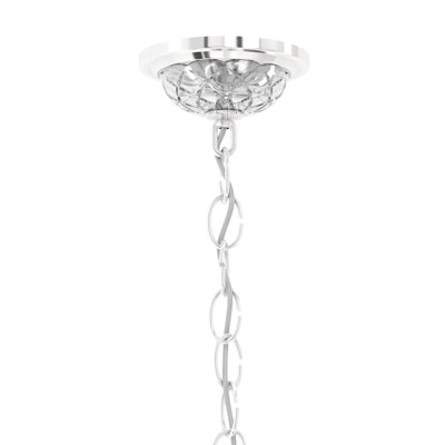 Sterling 6 - Light Glass Classic / Traditional Chandelier