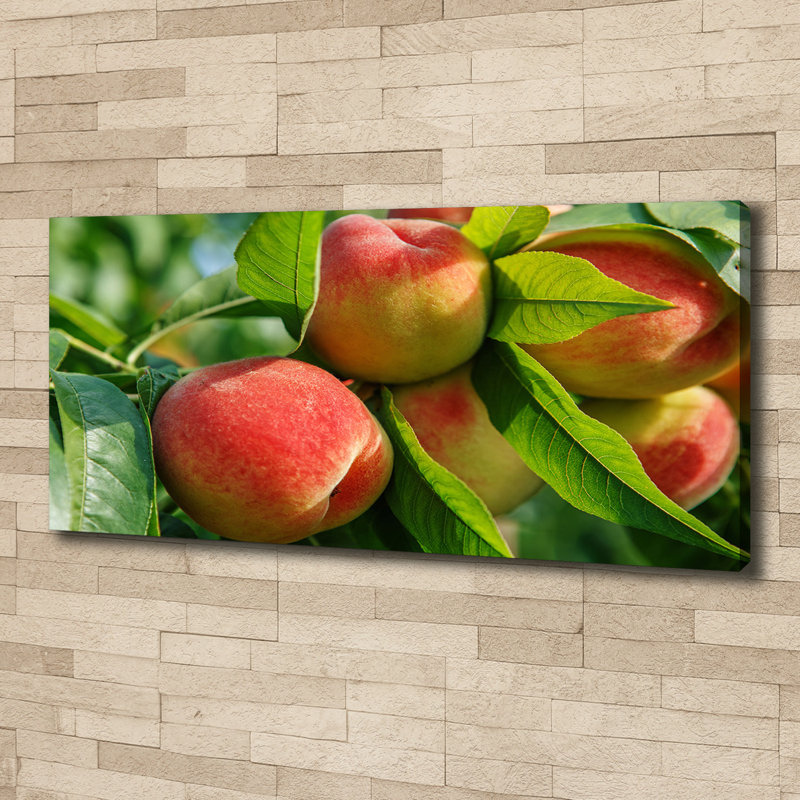 Peaches - Wrapped Canvas Print