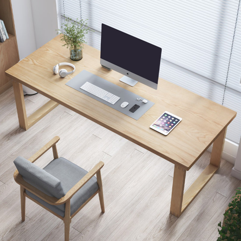Bureau d'écriture Burlywood, H 29,53 po x l 70,87 po x P 27,56 po