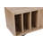 Modern Oak TV Stand with Wall-Mount Option, 59.1 x 24.4 x 15.7 inches | 100% Melamine Coated Particle Board, Thickness: 0.7 inches | Stylish Scandinavian Design, Durable Plastic Legs, Multiple Shelves for Organized Storage