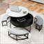 Table basse ronde à plateau relevable avec rangement et 3 repose-pieds-808809666-808809667