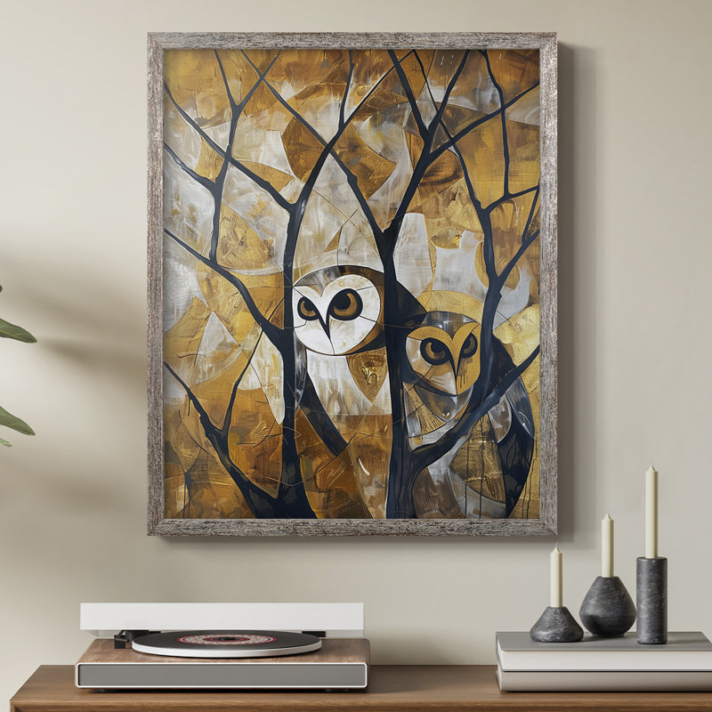 ANIMALS Series Lxxvi, reproduction encadrée - bois massif, H 15 po x l 12 po