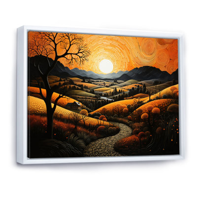 " Countryside The Pumpkin Field III "
