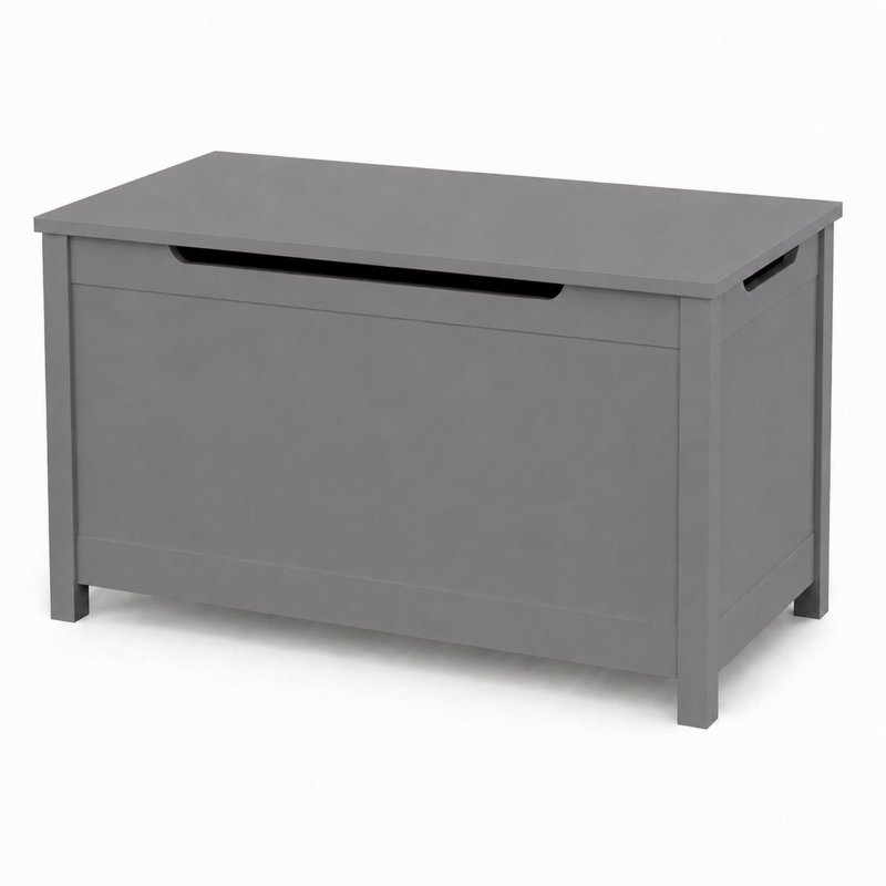 Fredine Storage Bench, Gray