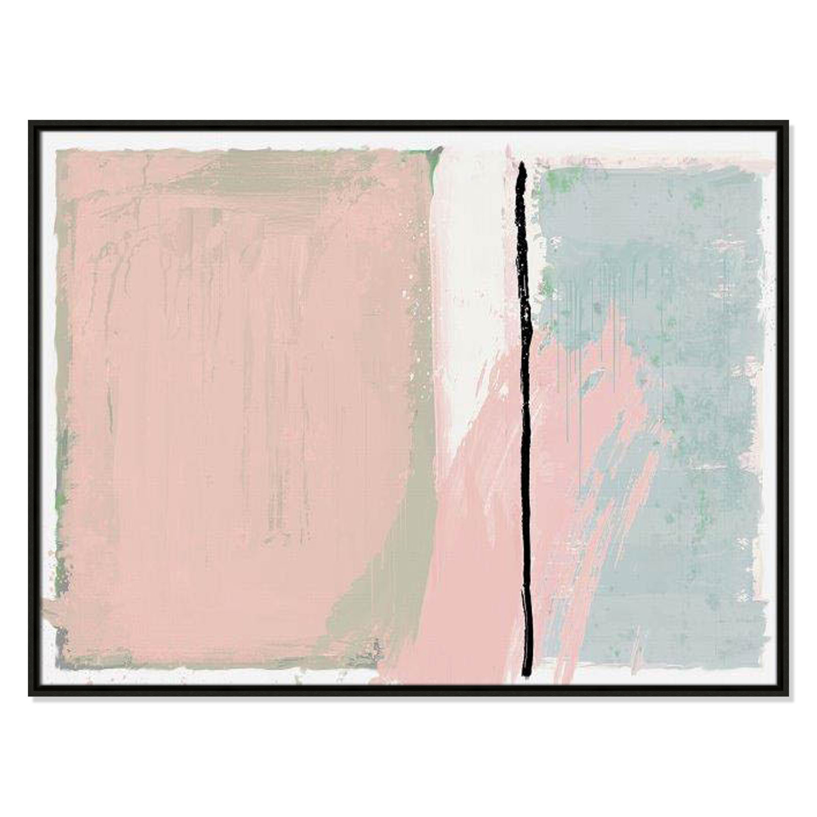 Pastel Opulance Print, 31.5" H x 41.5" W x 2" D, Espresso Floater Framed, No Mat