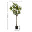 Faux arbre orange 59 po