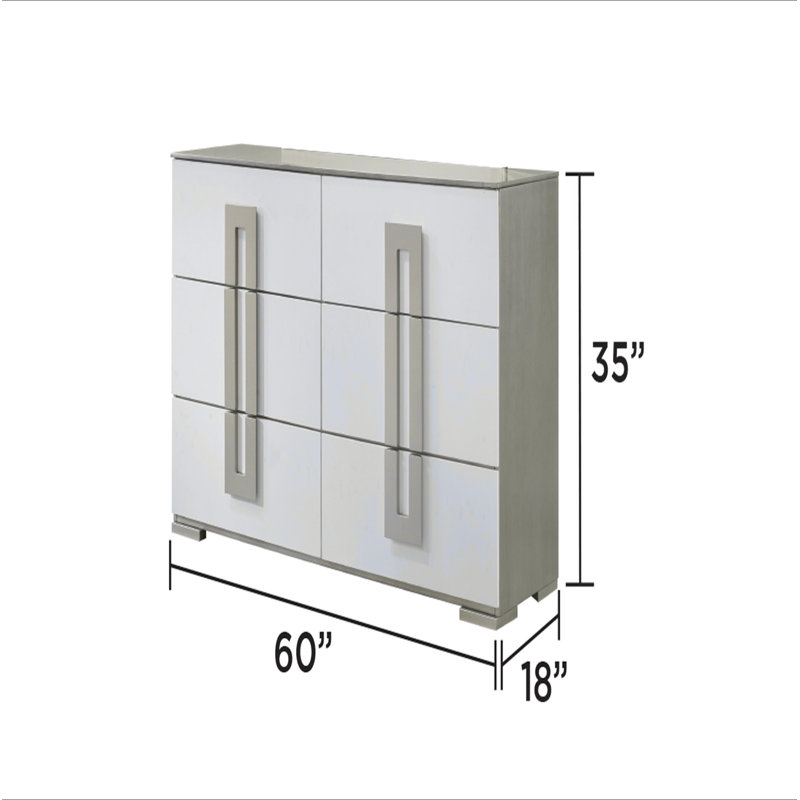 Commode 6 tiroirs Olivia