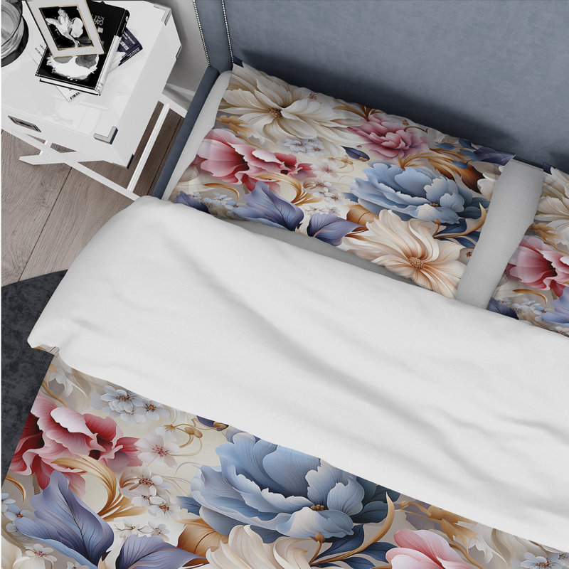 Ensemble de housse de couette Vintage Beige Minimalisme, Housse de couette pour grand lit et 2 taies décor