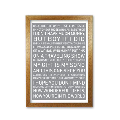 Your Song - Print