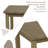 Solid Wood Teak Outdoor Coffee Table-114983545