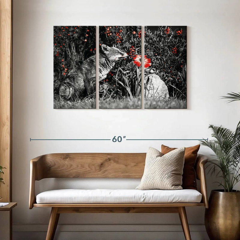 Brampt Red Fox Garden Pop, 28" H x 45" W