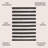 Haylia Two-Tone Wide Stripe Black/Cream Indoor/Outdoor Rug-949578173