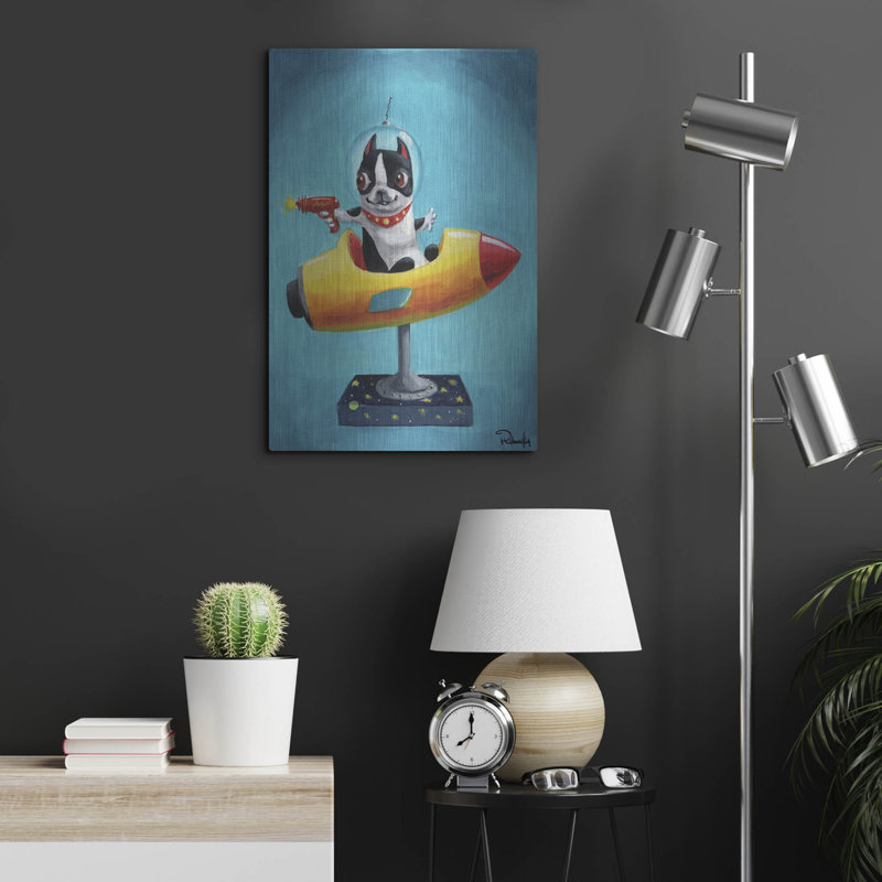 " Rocket Blue " by Brian Rubenacker, 24" H x 16" W