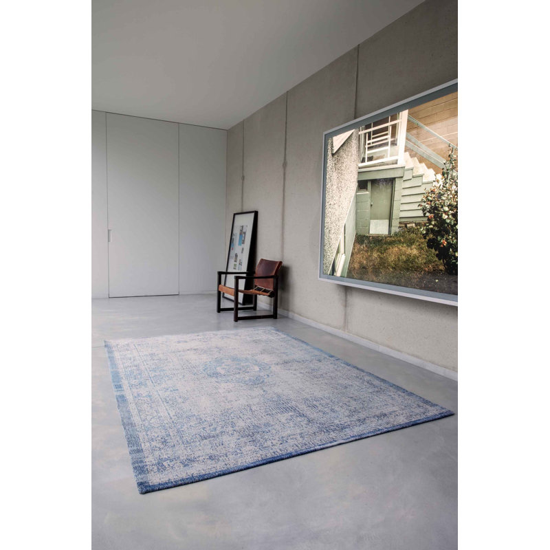 Machine Woven Blue Indoor Rug, Rectangle 280cm x 360cm