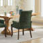 Chaise de salle à manger rembourrée en tissu de chenille-86048613