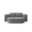 Canapé-lit pliant, futon-lit convertible, matelas de sol pliable 2-en-1 avec 2 coussins