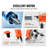 Tufting Gun, 2 In 1 Cut And Loop Pile, Electric Carpet Weaving Flocking Machine, Rug Machines Starter Kit, 7-27 Stitches/Sec High Speed Rug Making Tools, 4-25 Mm Adjustable Height, 110V