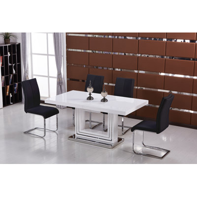 Everett Butterfly Leaf 5 Pieces Dining Set