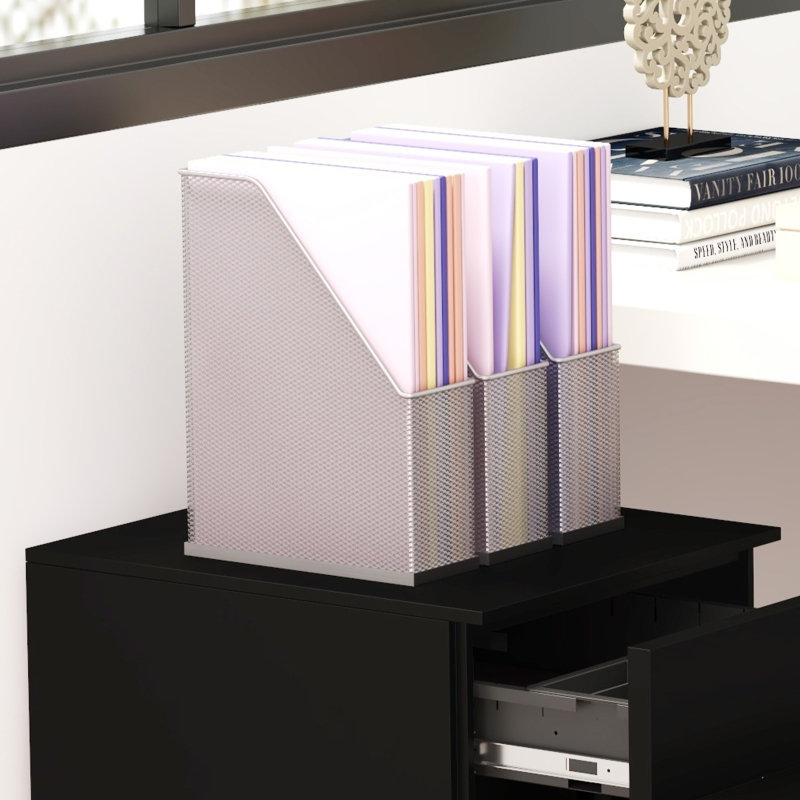 37 cm W 3 -Drawer Wheels / Casters included Mobile Steel Filing Cabinet