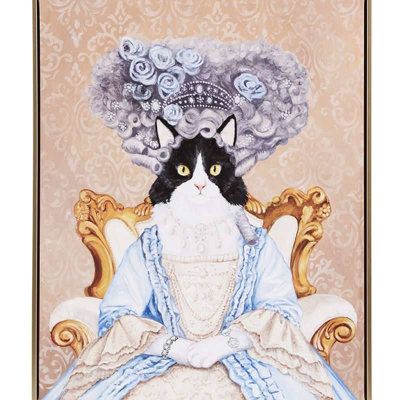 Art mural - Cadre doré de style 16,5 po x 20,5 po avec texture embossée