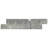 Black Marble Corner Split Face 6X24 Ledger