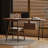 55.12"Light walnut Rectangular Solid Wood desks-107485063