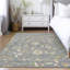 Tapis gris intérieur / extérieur lavable à la machine Chayden ACN1006-99126650