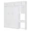 Lit escamotable double pleine grandeur avec bureau-402090721