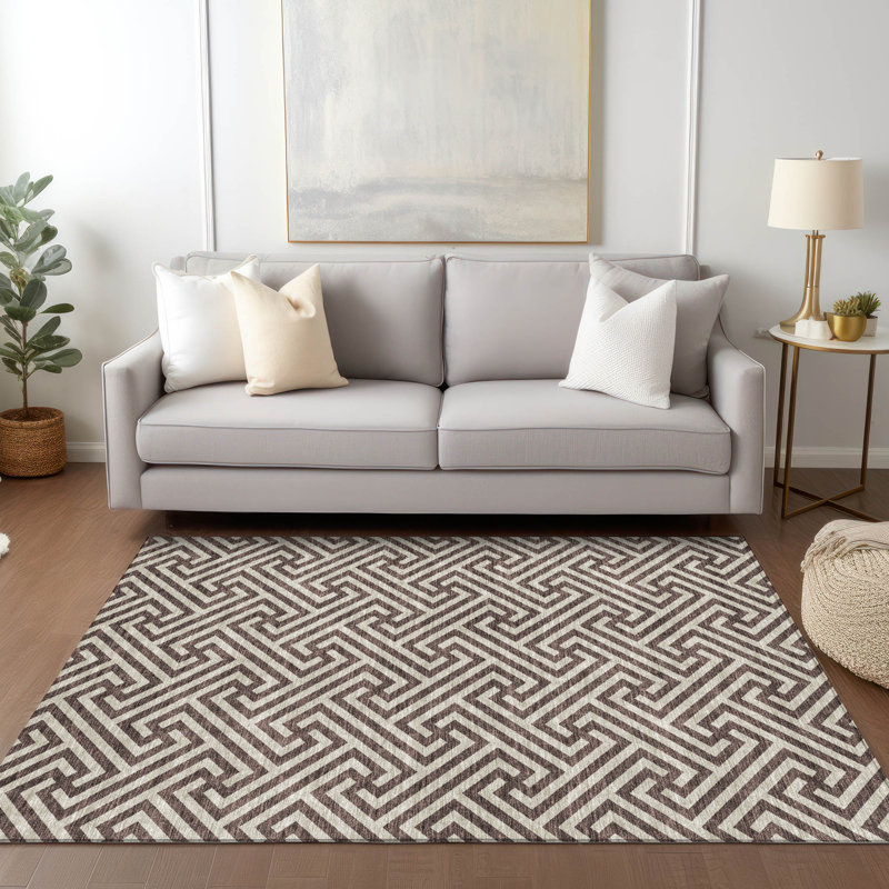 Tapis intérieur / extérieur Fairhaven avec envers antidérapant, Rectangle 8 pi x 10 pi