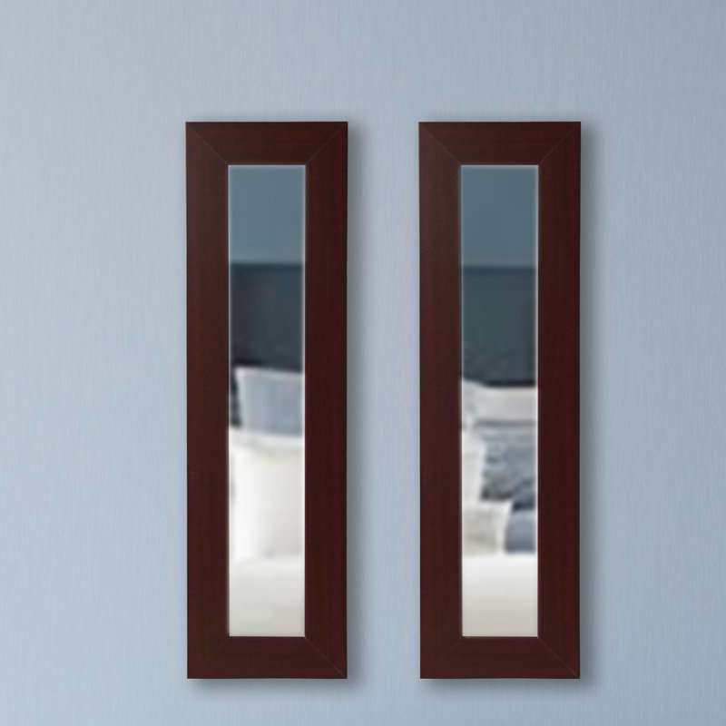 Ensemble de miroirs 2 pièces Billie-Rae, H 35,5 po x l 9,5 po