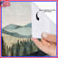 Layered Mountain Landscape Shower Curtains Extra Long-1233304384
