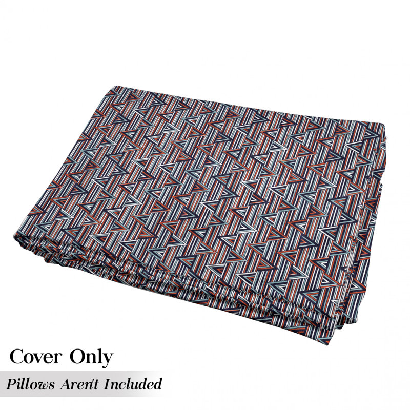 Housse de coussin d'extérieur Creative Triangles, H 2 po x l 36 po x P 88 po