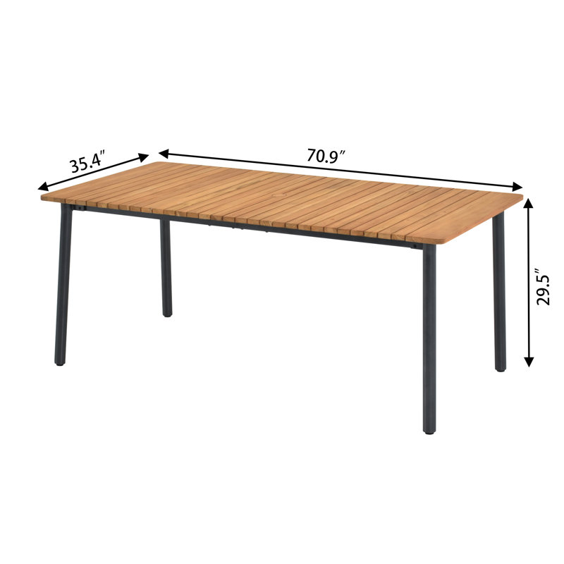 Parkview 70" Outdoor Dining Table