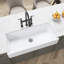 White Undermount Apron Sink, Ceramic Deep, Single Bowl Kitchen, And Stain-, Deep Undermount, Farm