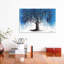 «Blue Midnight Tree» par Ashvin Harrison - impression d'art graphique-49772996-49773017