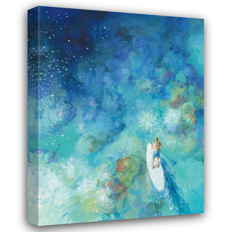 «Latitude Run® Nai, Danhui Gallery», art sur toile tendue: Paddle Board Exploration II, H 18 po x l 15 po