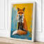 Contemplative Fox Modern - Wrapped Canvas-1597359323-1597359335