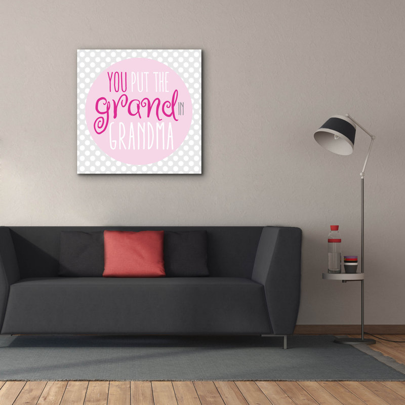  «Grandma 3» par Erin Clark, art mural sur toile, 37 po x 37 po, H 37 po x l 37 po x P 1,5 po