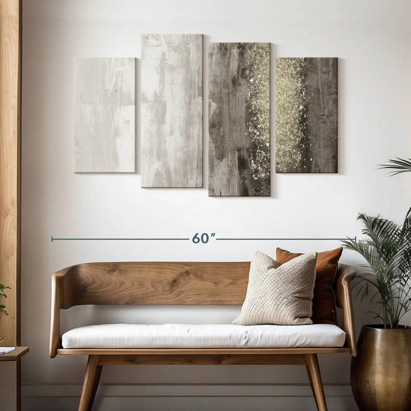 Avery Glitter Rain I, 32" H x 52" W