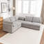 Canapé modulaire rembourré 5 pièces Wilroy-1184300292
