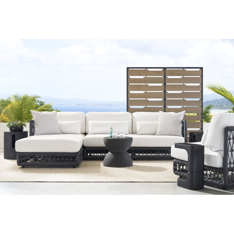 Cedargrove Outdoor 6-Piece Sectional, Toodaloo Parchment